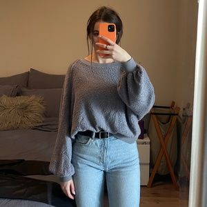 WORN ONCE Free People Purple Knit Sweater XS